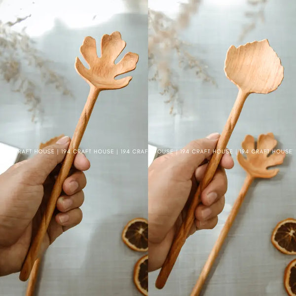 Noodle Spoon,Kitchen Tools Salad Servers Salad Tongs Teakwood Serving  Spoons Set Salad Mixing Dinner Fork Teak Cooking Spoon Food Grade Natural  Wooden