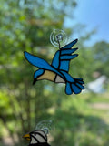 Stained Glass Bird Ornaments by Laury Maass