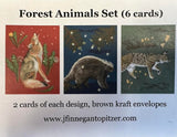 Set of 6 Nature Cards by Johanna Finnegan Topitizer