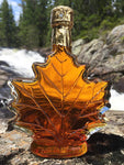 Passamaquoddy Maple- Maple Leaf Bottle Maple Syrup - 250ml Dark