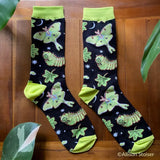 Luna Moth Bamboo Unisex Socks