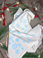 Snowflake Tea Towel by Rebekah Lowell