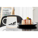 Wide Base Mug with Loons-3.5"H