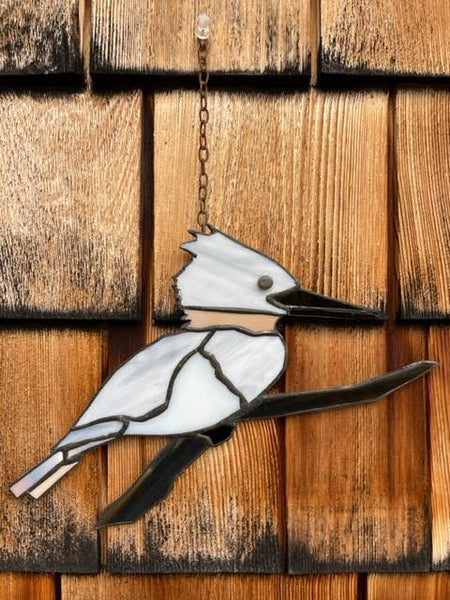 Stained Glass Bird Ornaments by Laury Maass