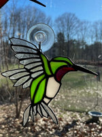 Stained Glass Bird Ornaments by Laury Maass