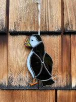 Stained Glass Bird Ornaments by Laury Maass