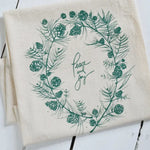 Peace & Joy  Holiday Tea Towel by Hearth and Harrow