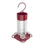 Charming Cherry Glass Hummingbird Feeder