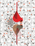 Charley Harper 120-Piece Double Sided Jigsaw Puzzle Set