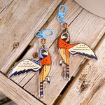 Dimorphic American Kestrel Acrylic Keychain