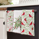 Cardinals Cotton Kitchen Towels - Set of 3