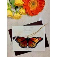 Monarch Butterfly Ornament + Notecard