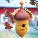 Pin Oak Acorn Felt Birdhouse