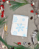 Snowflake Tea Towel by Rebekah Lowell