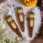 Floating River Otter Acrylic Keychain