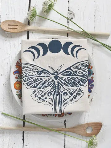 Luna Moth Tea Towel By Hearth and Harrow
