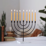 Hanukkah Beeswax Taper Candles
