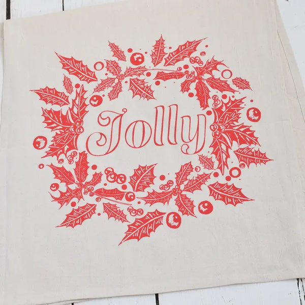 Jolly Holiday  Tea Towel by Hearth and Harrow