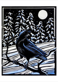 Molly Hashimoto Crow and Moon Boxed Holiday Cards