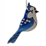 Blue Jay Ornament by Wayne Village Pottery