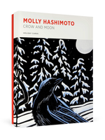 Molly Hashimoto Crow and Moon Boxed Holiday Cards