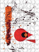 Charley Harper 120-Piece Double Sided Jigsaw Puzzle Set