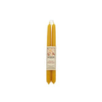 Tapers - 10" Dipped - Beeswax - Wrapped Pair
