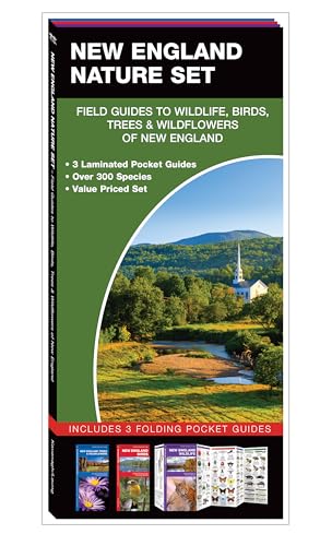 New England Nature Set: Field Guides to Wildlife, Birds, Trees & Wildflowers of New England