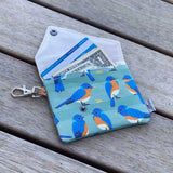 Blue Bird Snap Wallet