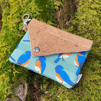 Blue Bird Snap Wallet