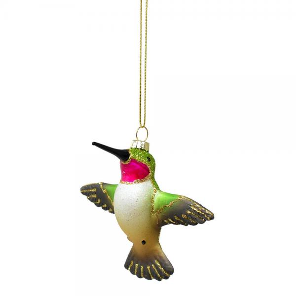 Male Ruby-throated Hummingbird Ornament