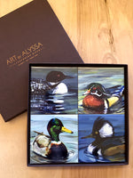 Waterfowl Coaster Set - Art by Alyssa