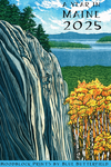 A Year in Maine 2025 Desktop Calendar