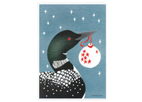 Blue Loon Holiday Card Set - 10 cards & 10 envelopes