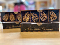 Mini Pinecone Ornaments- 4 pack