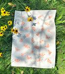 Monarch Tea Towel - Coral/Peach