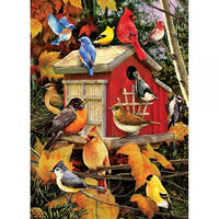 Fall Birdhouse Puzzle 500 Pieces