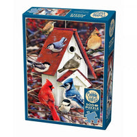 Winter Birdhouse Puzzle 500 Pieces