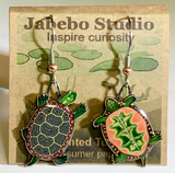 Eco-Friendly Bird Earrings by Jabebo Studio