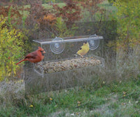 Clear View Deluxe Open Diner Mirrored Window Feeder