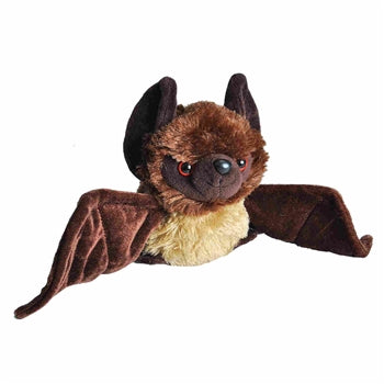 Hug 'Ems Small Brown Bat - 7" Stuffed Animal by Wild Republic