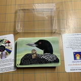 Loon and Chick Playing Card