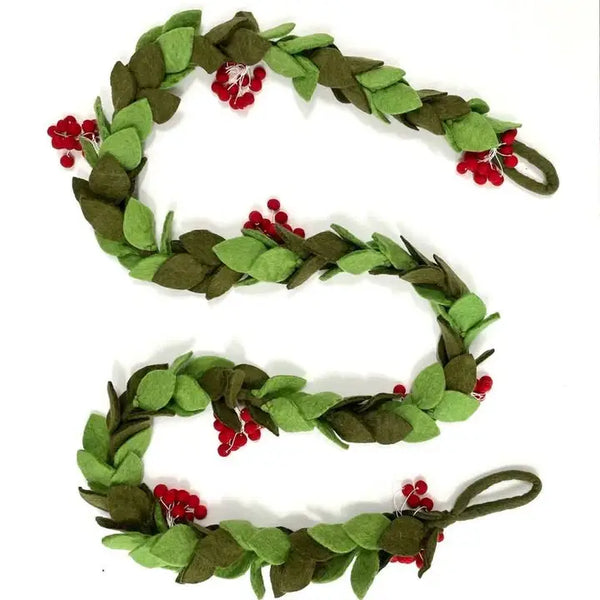 Mistletoe Felt Garland