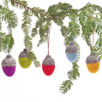 Acorns Felt Ornaments