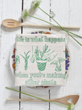 Plants Tea Towel by Hearth and Harrow