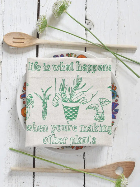 Plants Tea Towel by Hearth and Harrow
