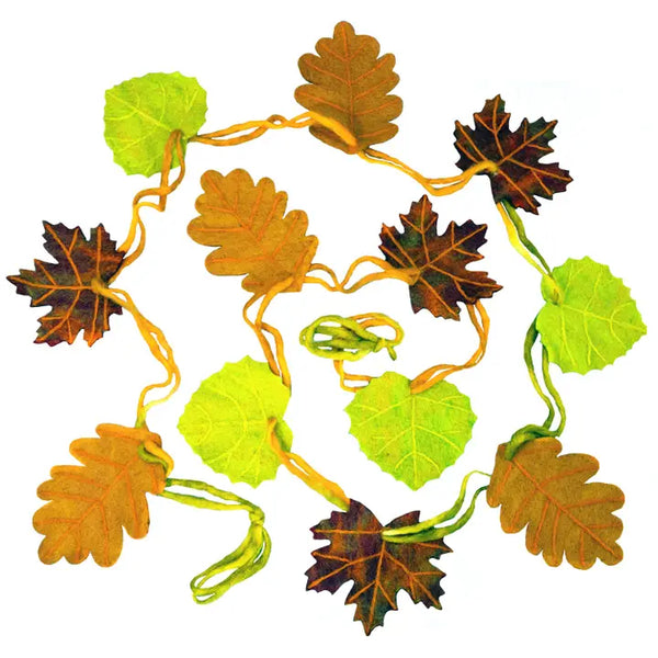 Fall Felt Garland 8'