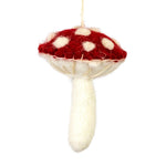 Felted Wild Mushroom Ornaments