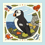 Puffin 4x4 Print