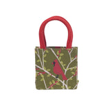 Cardinal Itsy Bitsy Reusable Gift Bag Tote, Small